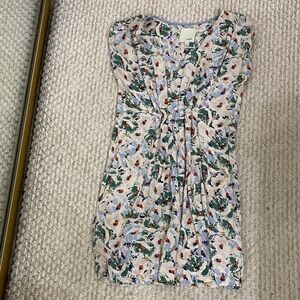Anthropologie  Odille Floral silk Dress